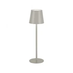 Akku Tischleuchte , beige/greige Indoor, Outdoor, Camping