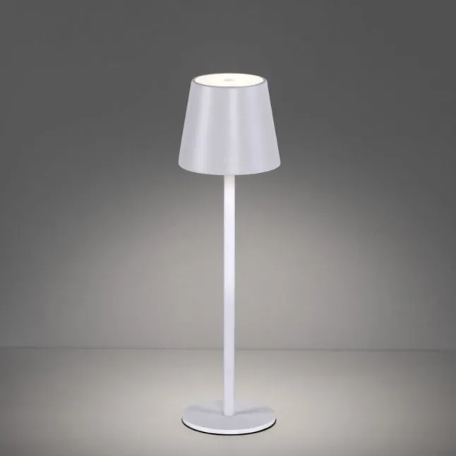 Akku Tischleuchten 3er Set, weiß Indoor, Outdoor, Camping