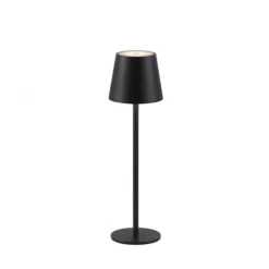 Akku Tischleuchte ,schwarz, Indoor, Outdoor, Camping