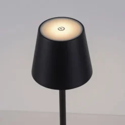 Akku Tischleuchte ,schwarz, Indoor, Outdoor, Camping