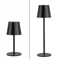 Akku Tischleuchte ,schwarz, Indoor, Outdoor, Camping