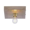 Deckenleuchte, gold, antike Optik, Vintagestil, quadratische Form, modern