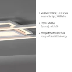 Deckenleuchte, LED, Wohnzimmer, stahl, modern,