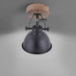 Deckenleuchte, schwarz, Retro Look, energiesparend, Industrial Design