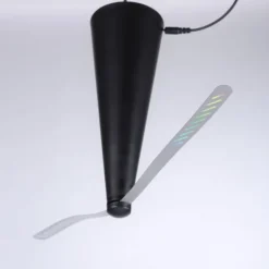 Fliegenwedler schwarz elektrisch Batterie mit USB Insektenabwehr