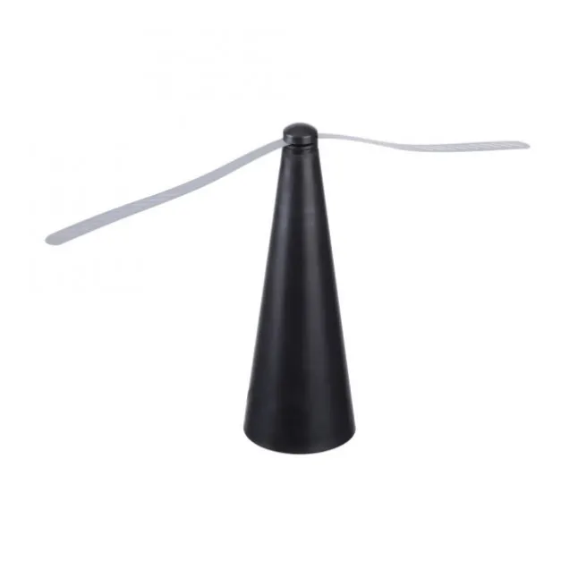 Fliegenwedler schwarz elektrisch Batterie mit USB Insektenabwehr