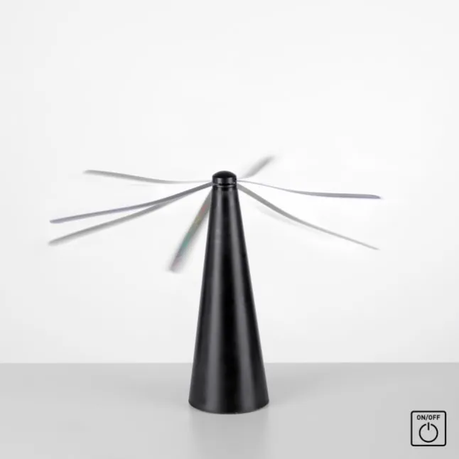 Fliegenwedler schwarz elektrisch Batterie mit USB Insektenabwehr