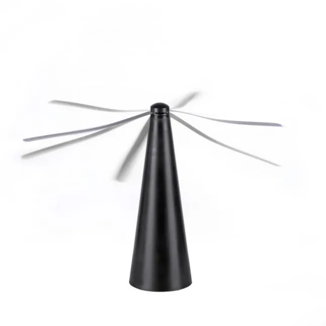 Fliegenwedler schwarz elektrisch Batterie mit USB Insektenabwehr