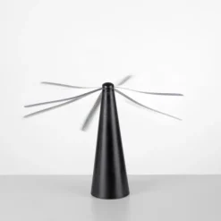 Fliegenwedler schwarz elektrisch Batterie mit USB Insektenabwehr