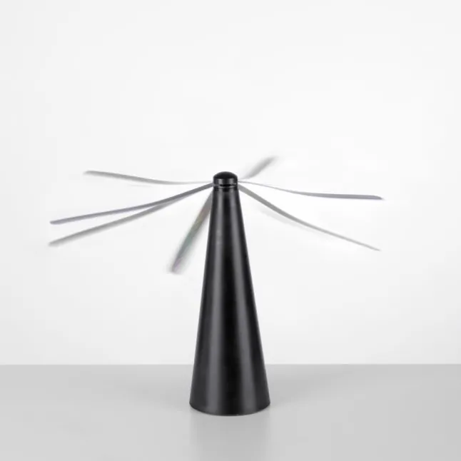 Fliegenwedler schwarz elektrisch Batterie mit USB Insektenabwehr