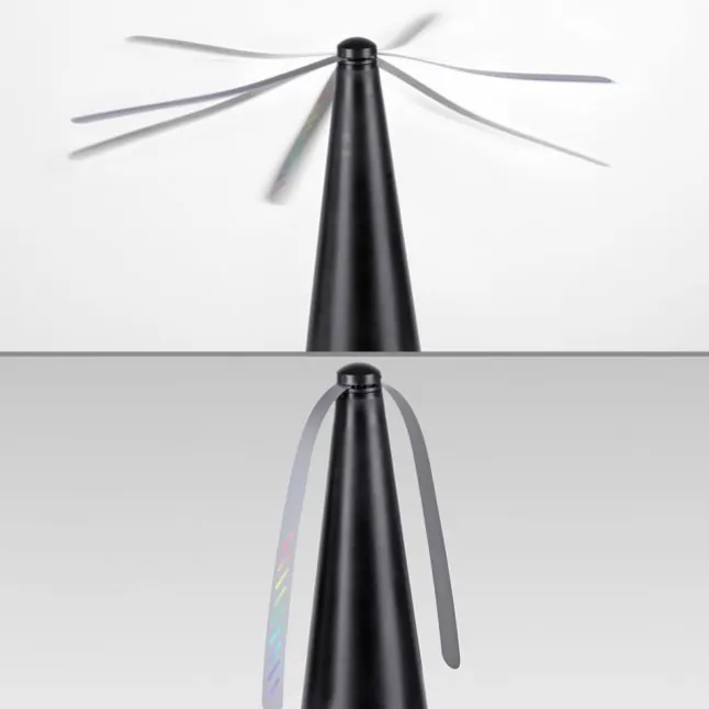 Fliegenwedler schwarz elektrisch Batterie mit USB Insektenabwehr