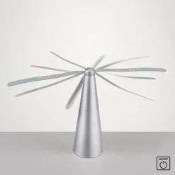 Fliegenwedler silber elektrisch Batterie mit USB Insektenabwehr