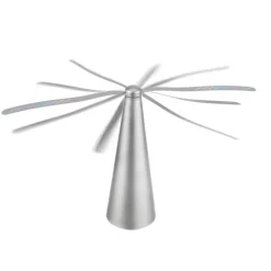 Fliegenwedler silber elektrisch Batterie mit USB Insektenabwehr