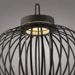 JUST LIGHT Akku Leuchte Gabbia Tisch oder Pendelleuchte