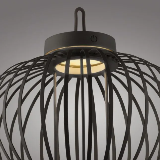 JUST LIGHT Akku Leuchte Gabbia Tisch oder Pendelleuchte