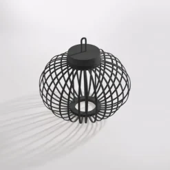 JUST LIGHT Akku Leuchte Gabbia Tisch oder Pendelleuchte