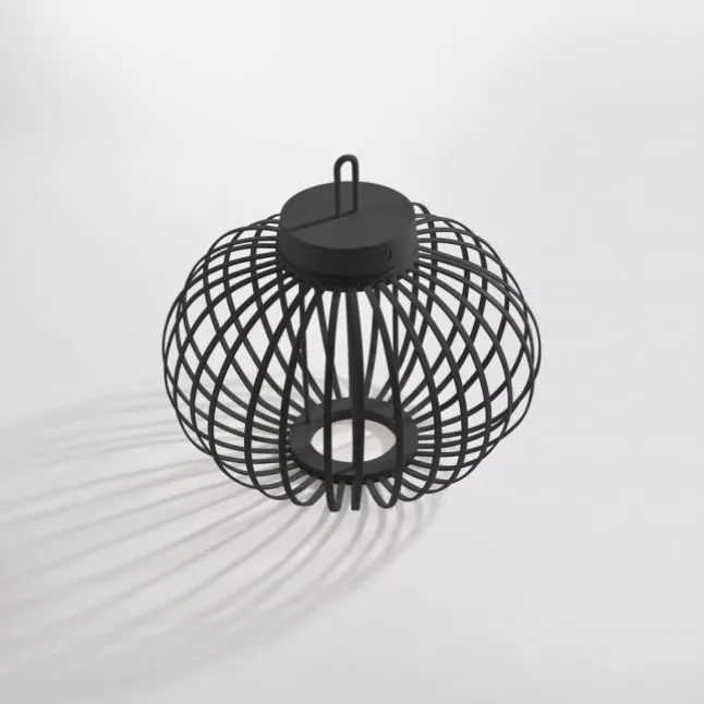 JUST LIGHT Akku Leuchte Gabbia Tisch oder Pendelleuchte