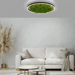 JUST LIGHT LED Deckenleuchte GERDA RITUS 60x60 Island Moos Switchmo dimmbar