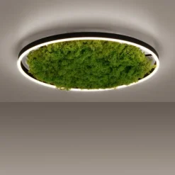 JUST LIGHT LED Deckenleuchte GERDA RITUS 60x60 Island Moos Switchmo dimmbar