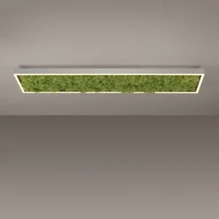 JUST LIGHT LED Deckenleuchte GERDA KNUT rechteckig Islandmoos Simplydim