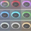 JUST LIGHT LED Deckenleuchte mit Ventilator BRANDA weiß RGB CCT