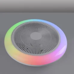 JUST LIGHT LED Deckenleuchte mit Ventilator BRANDA weiß RGB CCT