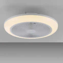 JUST LIGHT LED Deckenleuchte mit Ventilator BRANDA weiß RGB CCT