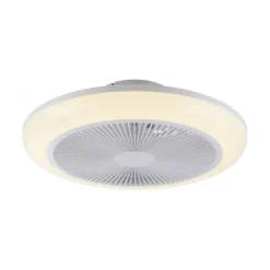 JUST LIGHT LED Deckenleuchte mit Ventilator BRANDA weiß RGB CCT