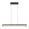JUST LIGHT LED Pendelleuchte SPLENDA, schwarz, Touchdimmer