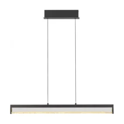 JUST LIGHT LED Pendelleuchte SPLENDA, schwarz, Touchdimmer