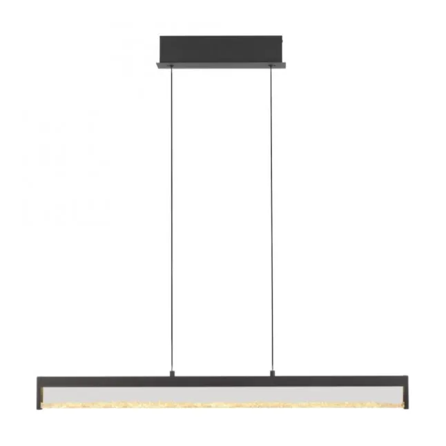 JUST LIGHT LED Pendelleuchte SPLENDA, schwarz, Touchdimmer