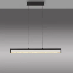 JUST LIGHT LED Pendelleuchte SPLENDA, schwarz, Touchdimmer
