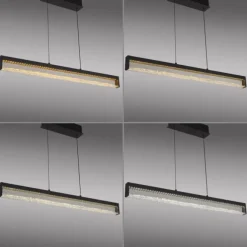 JUST LIGHT LED Pendelleuchte SPLENDA, schwarz, Touchdimmer