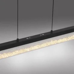JUST LIGHT LED Pendelleuchte SPLENDA, schwarz, Touchdimmer
