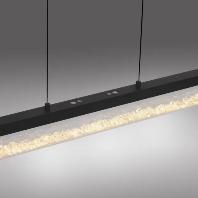JUST LIGHT LED Pendelleuchte SPLENDA, schwarz, Touchdimmer