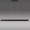 JUST LIGHT LED Pendelleuchte DRITTO, schwarz,linear