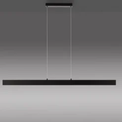 JUST LIGHT LED Pendelleuchte DRITTO, schwarz,linear