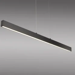 JUST LIGHT LED Pendelleuchte DRITTO, schwarz,linear
