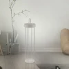 LED Akkulampe Tischleuchte greige 50cm Touchdimmer IP44 Gartenleuchte