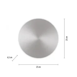 LED Akkuleuchte AKKU 25cm aluminium Timerfunktion USB dimmbar