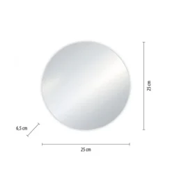 LED Akkuleuchte AKKU 25cm chrom Timerfunktion USB dimmbar