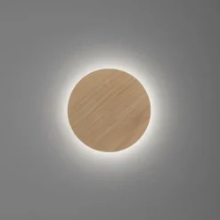 LED Akkuleuchte AKKU 18cm Holz Natur Timerfunktion USB dimmbar