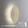 LED Akkuleuchte AKKU 18cm messing matt Timerfunktion USB dimmbar