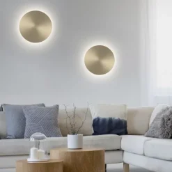 LED Akkuleuchte AKKU 25cm messing matt Timerfunktion USB dimmbar