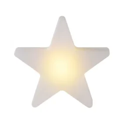 LED Akku Leuchte AKKU-STAR, weiss, klein, Deko-Leuchte Outdoor, IP44, USB-Ladekabel