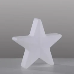 LED Akku Leuchte AKKU-STAR, weiss, klein, Deko-Leuchte Outdoor, IP44, USB-Ladekabel