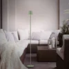LED Akkuleuchte grün Steh- und Tischleuchte Touchdimmer IP54 Außenbereich