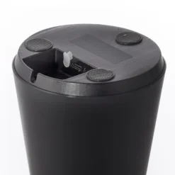 LED Akkuleuchte Tischleuchte schwarz Touchdimmer IP54 USB Innen-Außenbereich