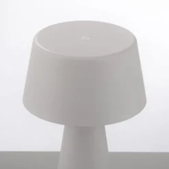 LED Akkuleuchte Tischleuchte weiß Touchdimmer IP54 USB Innen-Außenbereich