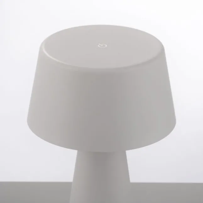 LED Akkuleuchte Tischleuchte weiß Touchdimmer IP54 USB Innen-Außenbereich